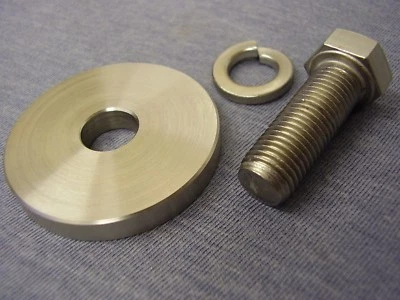 Ford Essex V6 STAINLESS STEEL Front Crankshaft Pulley Bolt & Special Washer - Image 1 of 3