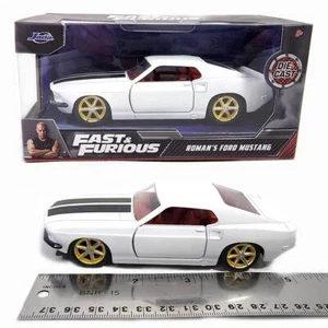 Jada Toys Fast & Furious: Roman's Ford Mustang (White) 1/32 Scale - Picture 1 of 6