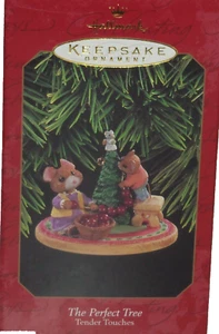 Hallmark Ornament Christmas The Perfect Tree 1997 Holiday Tender Touches Vintage - Picture 1 of 2