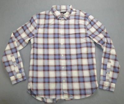 Camisa Vince Tartán A Cuadros Abotonada Para Hombre Talla M Calce Clásico Foto 1 de 4