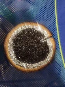 Wood Slices With Glitter - Picture 1 of 3