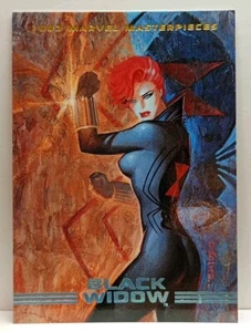 1993 SkyBox Marvel Masterpieces #67 Black Widow NM Card  - Bild 1 von 2