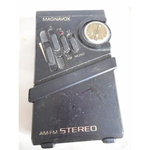 Vintage Magnavox AM/FM Stereo Radio With Headphone 1980s D1650 powers on - Picture 1 of 9