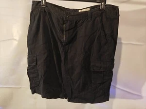 1688 Revolution Cargo Shorts Casual  Mens Black Hiking Outdoor Size 40 - Picture 1 of 3