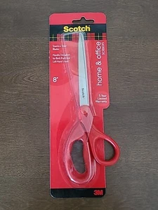 3M Household Stainless Steel Scissors, 8", Red - Picture 1 of 2