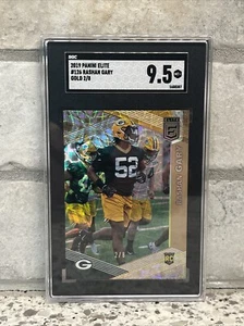Panini Elite 2019 #126 Rashan Gary Gold 2/8 SGC 9,5 - Foto 1 di 2