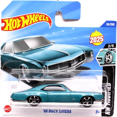 HOT WHEELS 66 BUICK RIVIERA BLUE 2/5 2025 SERIES NEW NUOVA BR1 88372 - Immagine 1 di 3