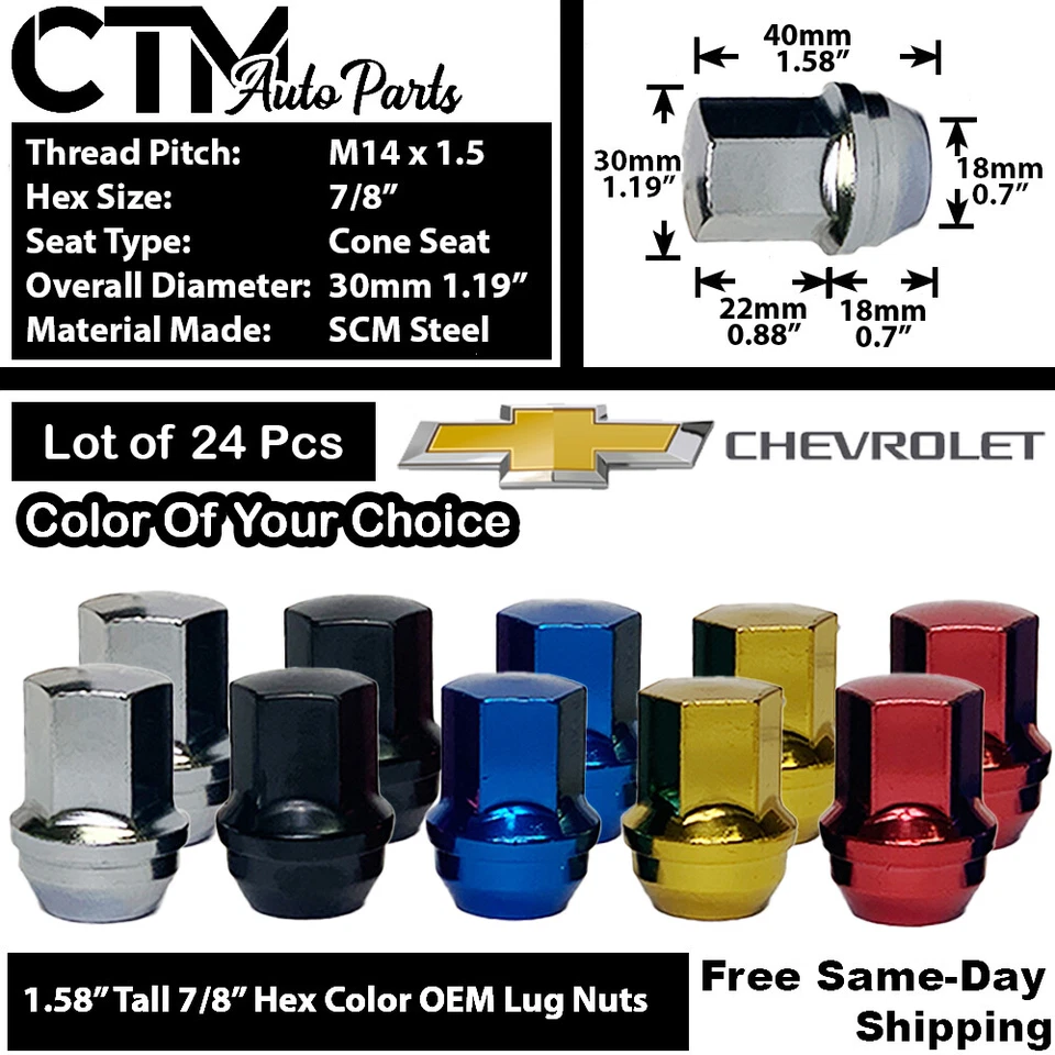 24 RUEDAS DE STOCK CHEVY SILVERADO TAHOE SUBURBAN COLORADO OEM FÁBRICA 14x1,5 Foto 1 de 3