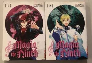 Magia der neunte Band 1 & 2 Manga Lot Ichiya Sazanami Ex-Bibliothek - Bild 1 von 4