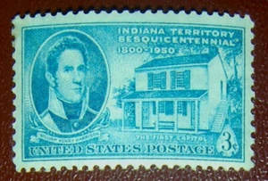 US 3¢ stamp Indiana Territory Sesquicentennial SC #996 MNH 1950 single - Picture 1 of 1