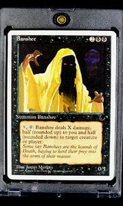 1995 MTG Magic The Gathering Chronicles Banshee Black Uncommon Vintage Card - Picture 1 of 10