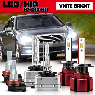 Faro de xenón LED HID alto/bajo+niebla para Mercedes-Benz S550 2007-2010 Foto 1 de 4