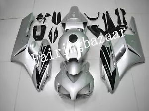 Fit for 2004 2005 CBR1000RR Silver Black ABS Injection Mold Bodywork Fairing Kit - Picture 1 of 8