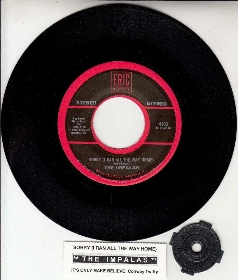 IMPALAS Sorry (I Ran All The Way Home)/ CONWAY TWITTY It's Only Make Believe NEW - Image 1 of 1