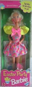 1994 Mattel Special Edition Easter Party Barbie Doll w/Egg Dye & Stickers NRFB - Picture 1 of 7