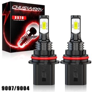 Para Nissan Versa Note 2014-2018 2X 9007 Faro LED Bombillas de haz alto/bajo Blanco - Imagen 1 de 9