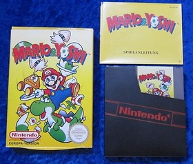 Mario & Yoshi, OVP Anleitung, Nintendo NES Spiel