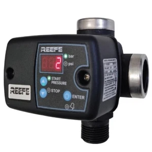Reefe Digital Pressure Switch w 5 Way T Kit. 240v Water Pumps to 3HP Max' 10 Bar - Picture 1 of 3