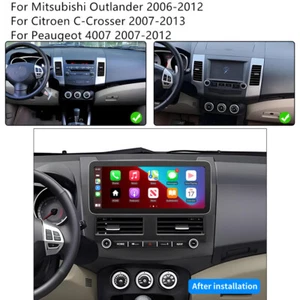 12.3'' Android 2+64G Stereo GPS Navi For Outlander 06-12 For Peaugeot 4007 07-12 - Foto 1 di 23