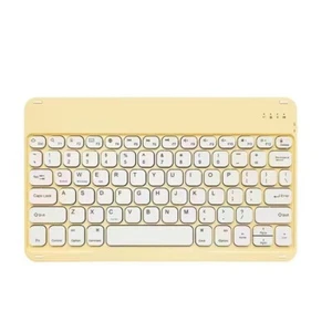 Rechargeable ultrathin Portable mute Square button Wireless Bluetooth keyboard - Picture 1 of 12
