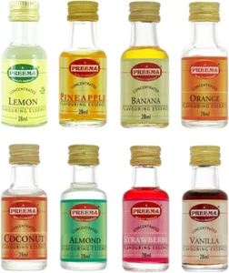 Preema Concentrated Flavouring Essence Selection of Mixed Tastes 28ml x 8 - Picture 1 of 1
