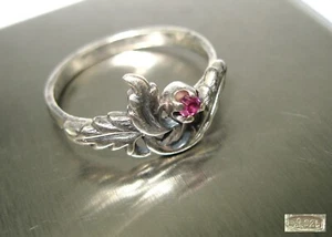 Anillo Vintage PLATA 925 Talla 7.5 Ucrania URSS 2.49g - Imagen 1 de 11