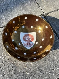 Gray's Pottery Exclusive For Mottahedeh Diplomatic Eagle Shield Bowl - Picture 1 of 9