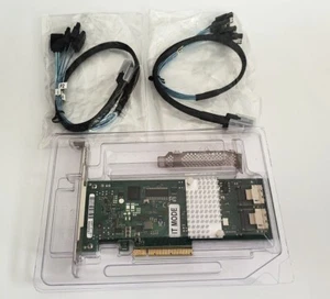 Fujitsu D2607 9211-8I FW:P20 IT Mode ZFS FreeNAS unRAID+8087 to 4x SATA Cable - Picture 1 of 4