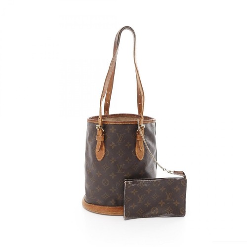 LOUIS VUITTON（LV） Louis Vuitton Secchiello PM Borsa a Mano Monogramma PVC Pelle Marrone