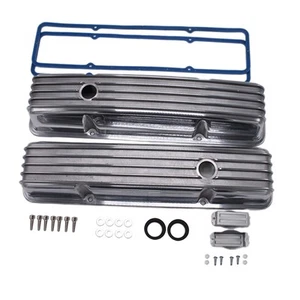Kit de couvercles de soupape hauts polis pour Sbc 327 350 400 léger - Picture 1 of 7