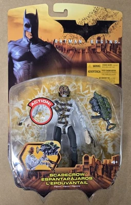 Figura de acción Batman Begins SCARECROW Mattel 2005 nueva embalaje original Foto 1 de 2