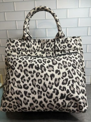 Bolso de Mano Acolchado Koala Expandible Lona Guepardo Leopardo Nuevo sin Etiquetas Foto 1 de 4