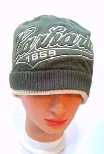 ✅  Carhartt~1889~Beanie~One Size Fits All~Grey and White~Unisex - Picture 1 of 9