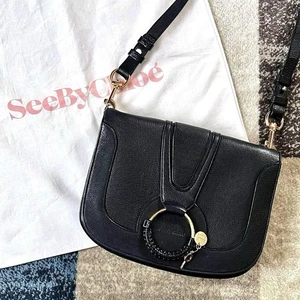 Bolso de Hombro See By Chloe Hana Cuero Negro 26x20x5cm - Imagen 1 de 20