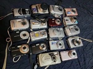 X18 Digitalkamera Restposten Konvolut Sony Samsung Kodak usw Defekt Ersatzteile Reparatur  - Bild 1 von 6