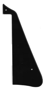 Guitar Pickguard for LP Les Paul Custom 3 Pickup 1-Ply Thick Black - Picture 1 of 4
