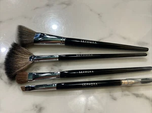 Lot Of 4/ Sephora Pro Make Up Brushes (20, 12, 65 & 49) new! no package - Auth - Picture 1 of 3