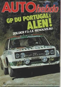 AUTO HEBDO Nr. 111 27.04.1978 RALLYE DU PORTUGAL DACHBODEN F3 - Bild 1 von 1
