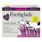 Forthglade Grain Free Adult Dog Complete Wet Food Chicken & Duck - 12x395g