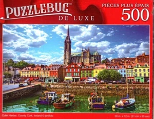 Cobh Harbor, County Cork, Ireland - 500 Pieces Deluxe Jigsaw Puzzle - Picture 1 of 1