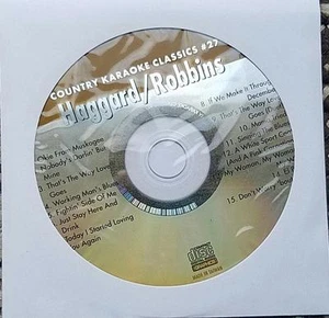 MERLE HAGGARD/MARTY ROBBINS KARAOKE CDG COUNTRY KARAOKE CLASSICS CKC #27 CD+G - Imagen 1 de 1