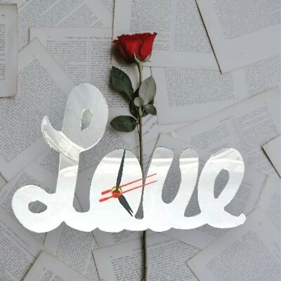 Relojes en forma de amor - Espejos de muchos colores y colores lisos no espejados Foto 1 de 4