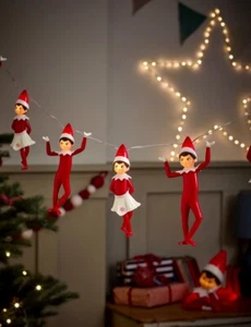 Marks And Spencer LIGHTS4FUN Elf On The Shelf String Lights Very Rare! - Picture 1 of 7
