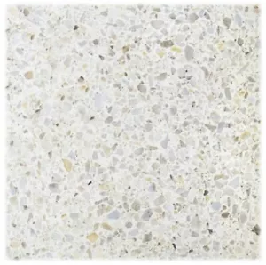 Payande White 16 in. x 16 in. Terrazo Floor and Wall Tile (CUT PIECE SAMPLE) - Picture 1 of 1