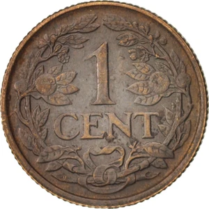 Netherlands Coin 1 Cent | Queen Wilhelmina | Lion | 1913 - 1941 - Picture 1 of 12