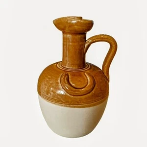Vintage Donald Fisher Ye Monks Whiskey Stoneware Jug 20cm Tall VGC - Picture 1 of 4