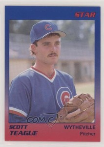 1989 Star Wytheville Cubs Scott Teague #26