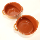 Pira Italy Terracotta 45In Bowl With Handle Set Of Two Great Condition
