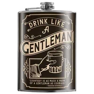 Flask - Drink Like a Gentleman - Picture 1 of 2