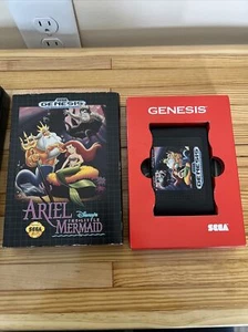Arielle die kleine Meerjungfrau (Sega Genesis) Disney Spiel - Hülle, Spiel & Anleitung - Bild 1 von 7